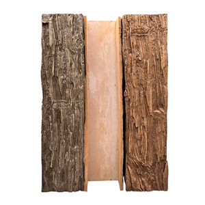 Tablón <span class=keywords><strong>de</strong></span> imitación <span class=keywords><strong>de</strong></span> madera PU con efecto <span class=keywords><strong>de</strong></span> veta <span class=keywords><strong>de</strong></span> madera envejecida, ladrillo con anillos anuales, tronco simulado <span class=keywords><strong>de</strong></span> barco antiguo, para <span class=keywords><strong>pared</strong></span> <span class=keywords><strong>de</strong></span> fondo, no absorbente - Product Image 3