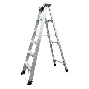 Prix bon marché pour la décoration utiliser Escalera simple face pliable en <span class=keywords><strong>aluminium</strong></span> <span class=keywords><strong>escabeau</strong></span> - Product Image 1