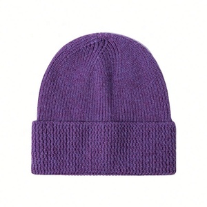 Automne et hiver chaud bonnet tricoté chapeau casquette d'hiver personnalisée pour hommes et femmes pour les fêtes sportives voyage tenue décontracté - Product Image 1