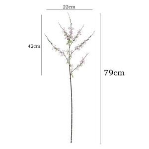 Rama de Flores Artificiales Shengtai, PVC Blanco, Ramo Individual, Arreglo Floral, Decoración del Hogar, Decoración de Sala de Estar - Product Image 5