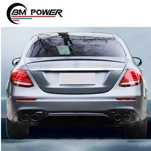 Factory Price 2021Year E Class W213 E53 E63 PP Material Rear Bumper Diffuser With Exhaust Tips For Car Bumper Parts W213 E53 E63