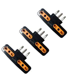 Adaptateur quadruple Gloca 3x, prise 16A, 4 prises, 250V AC, sécurité, plastique noir, multiprise - Product Image 1