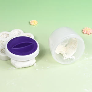 Pinceau à poudre antiadhésif écologique en plastique, outil de pâtisserie, saupoudreur de <span class=keywords><strong>sucre</strong></span> <span class=keywords><strong>glace</strong></span> blanc et violet pour la décoration de gâteaux et de biscuits - Product Image 5