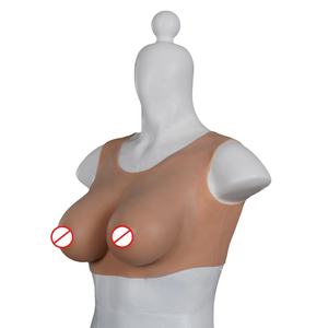 Cuello bajo Cosplay transgénero formas de pecho de silicona tetas realistas almohadillas potenciadoras de senos para hombre a mujer - Product Image 2