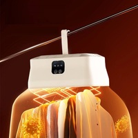 Séchoir à linge électrique portable à air chaud, pliable, pour la maison et les voyages, séchage rapide, à suspendre