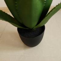 Plantes décoratives artificielles pour aménagement paysager et terrasses : Agave verte artificielle, ornements de jardin, arbre Maguey artificiel, Agave en plastique