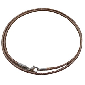 Cordon de collier en fil ciré 1,5-2,0 mm rouge rond style simple pour clavicule, fil à bijoux DIY pour femme - Product Image 4