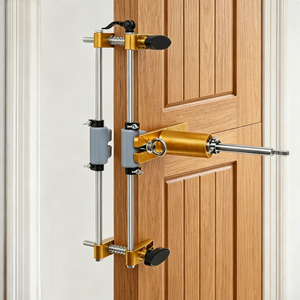 Cortador de Orificios para Cerraduras de Puerta de 3 Cuchillas, Herramienta Especial para Instalación de Cerraduras en Madera - Product Image 2