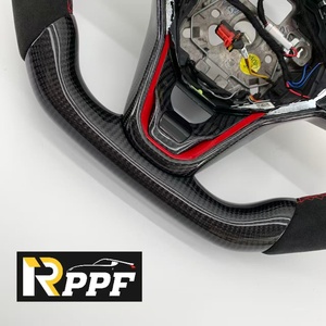Volante RPPF Más Vendido, Estilo Popular para Automóvil Volkswagen VW <span class=keywords><strong>Golf</strong></span> <span class=keywords><strong>8</strong></span> MK8 GTI <span class=keywords><strong>Golf</strong></span> <span class=keywords><strong>GTE</strong></span> 2020-2021 - Product Image 3