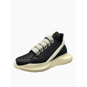 Chaussures de marque avec boîte, en cuir de veau de qualité supérieure, unisexes, pour hommes, tendance, sportives, de sécurité, de randonnée, de pêche, baskets montantes en cuir avec protection. - Product Image 4