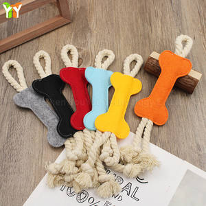 Hond Speelgoed Creatieve Hond Vilt Bot Knarsen Tanden Training Botstok Hond Kauw Speelgoed Met Touw - Product Image 5