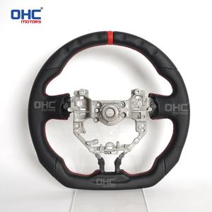 Volante de cuero hecho a mano de entrega rápida para 2012 2013 <span class=keywords><strong>2015</strong></span> <span class=keywords><strong>Toyota</strong></span> 86 Volant <span class=keywords><strong>Gt86</strong></span> volante OHC MOTORS - Product Image 6