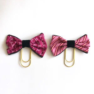 Planificador Bow Page Clips Bookmark Scrapbook Bow Clips Traveler's Notebook Journal para kits <span class=keywords><strong>de</strong></span> planificador - Product Image 4