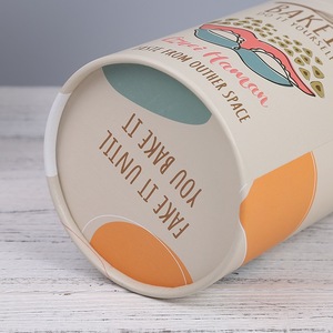 Envase de Tubo de Papel de Grado Alimenticio, Lata de Papel Compuesto Ecológica y Duradera para Envasado de Frutos Secos, Alimentos Secos y Bocadillos - Product Image 4