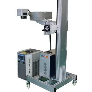 Mesin Pemotong Laser Terbang Portabel, Mesin Pemotong Kecepatan Tinggi 3W/5W/10W/15W Presisi Tinggi CNC untuk Amerika