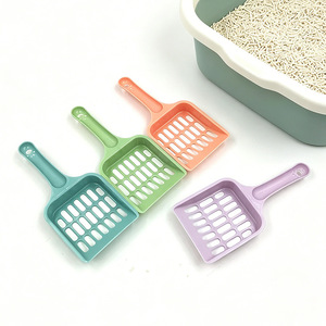 Pala para arena de gatos, fabricante mayorista de palas de plástico para excrementos de gatos, suministros huecos para limpieza de mascotas, pala para excrementos de gatos, pala para arena de gatos - Product Image 1
