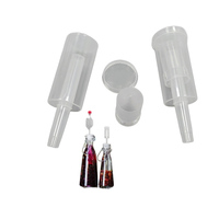 Accessoires de brassage de vin : Kit de 3 vannes à air droites en PP pour la fermentation de bière et de vin à domicile