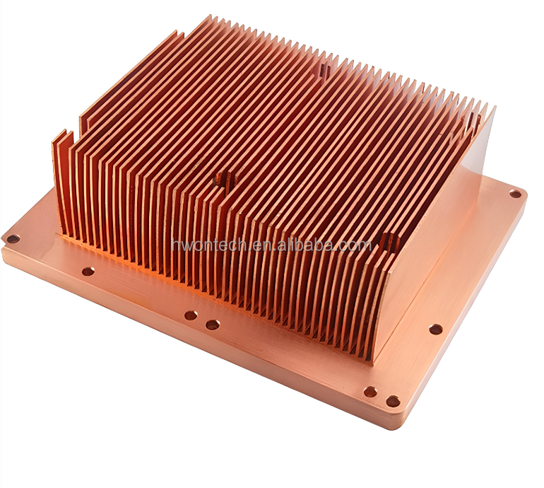 Custom Aluminum Copper CNC Machined Skived