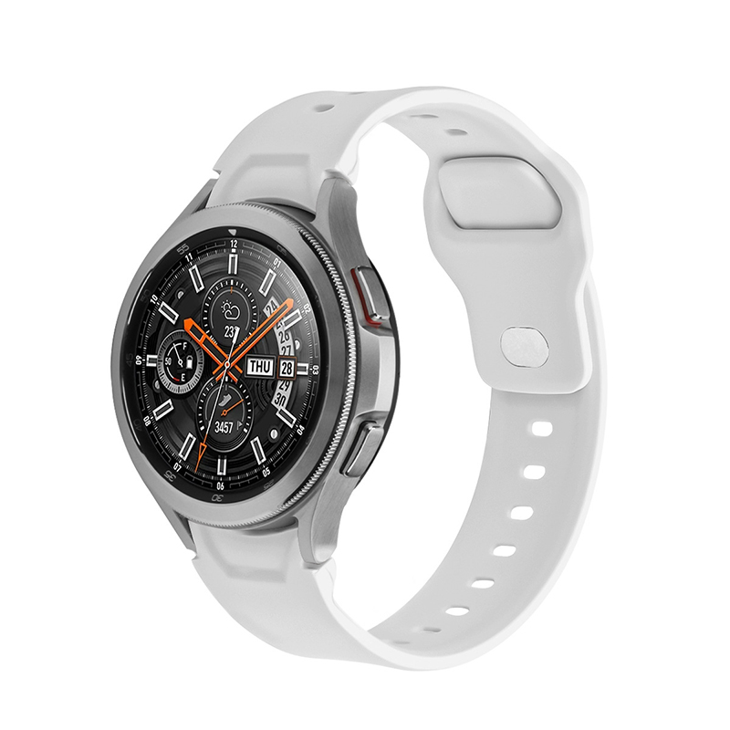 Ремешок силиконовый для Samsung Galaxy Watch 4, сменный классический браслет для наручных часов