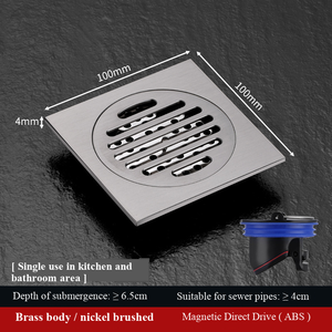 Sifone per WC grigio per doccia, <span class=keywords><strong>scarico</strong></span> universale anti-odore per bagno, tubo di <span class=keywords><strong>scarico</strong></span> di grande capacità cromato per il riposizionamento - Product Image 4