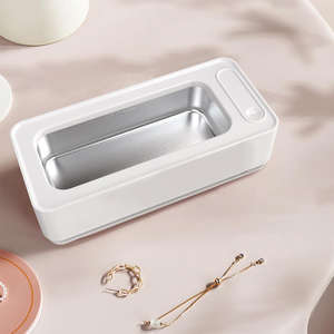 पोर्टेबल मिनी अल्ट्रासोनिक क्लीनर 45000hz कंपन यूएसबी गहने कार घरेलू वस्तुओं की सफाई के लिए रिंग डेवेंचर्स वॉश क्लीनर - Product Image 2