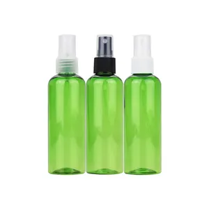 Beautiful Plastic Bottle With Pump Dispenser 100g 150g Green Cosmetic Bottle Sprayer Plastic Bottle