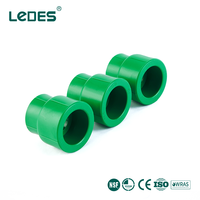 Raccord de réduction PPR à souder, raccord de réduction à emboîtement vert, raccord PPR certifié NSF DVGW CE ISO WRAS pour plomberie