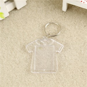 Cá Nhân Trái Tim Hình Chữ Nhật Hình Tròn Trong Suốt Acrylic Chèn Ảnh Keychain Trống Tự Làm Hình Ảnh Hình Ảnh Khung Móc Chìa Khóa - Product Image 5