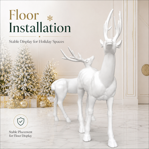 Estatua de Pueblo Navideño en Miniatura de Fibra de Vidrio Personalizada, Decoración Navideña, Escultura de FRP para Atrio de Centro Comercial, Interior - Product Image 6
