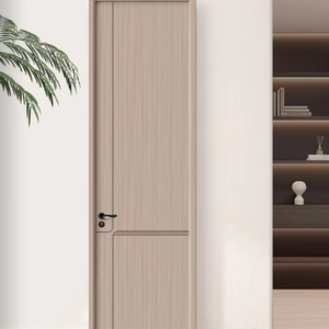 Maßgefertigte Wasserdichte WPC-Holz-Innentür für Apartments und Zimmer - Product Image 2
