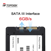 Toptan hızlı hız büyük kapasiteli 120 128 256 512 gb 1tb 2.5 inç laptop için dahili ssd harddisk