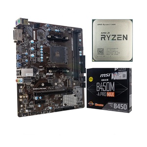 Conjunto de Placa Base MSI B450M a PRO + CPU R5 2600, Socket AM4 + Sin Refrigerador R5 2600 - Product Image 1