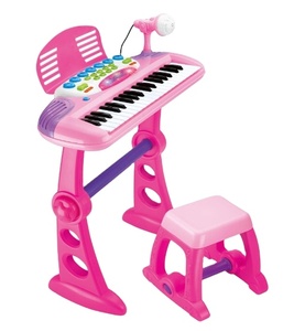 Teclado electrónico multifuncional de 37 teclas, <span class=keywords><strong>piano</strong></span> con asiento, micrófono, juguete, instrumento musical, juguete educativo de aprendizaje, regalo - Product Image 1