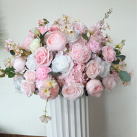 Boule de fleurs artificielles personnalisée de haute qualité pour centre de table de mariage, décoration de table pour banquets d'hôtel et événements commerciaux OEM