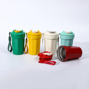 <b>Christmas</b> <b>Gift</b> 16oz Double Vacuum Insulated 2-in-1 Travel Mugs Food Grade Dual Function Lids for Party Occasions - Product Image 1