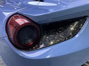 Cubierta de luces traseras de fibra de carbono 2024 <span class=keywords><strong>FF</strong></span>, pantalla trasera de nueva condición para <span class=keywords><strong>Ferrari</strong></span> 488 GTB Spyder, incluye Clips de parachoques - Product Image 5