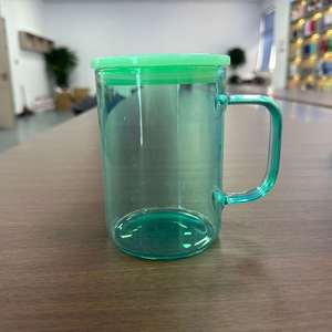 Vente en gros de gobelets en verre de 15 oz avec poignée pour les food trucks et la vente de boissons de rue - Product Image 1