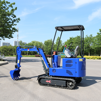 Mini-excavatrice électrique à batterie lithium 1,5T, faible bruit, zéro émission, compacte