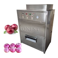 Machine à peler les oignons en acier inoxydable / Éplucheur d'oignons / Machine électrique à peler les oignons