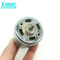 Moteur CC à aimant permanent Bringsmart RS775 12V 6000 tr/min, 24V 10000 tr/min, moteur haute vitesse inversé, mini-moteur, pièce DIY de haute qualité