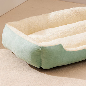 Maßgefertigtes Luxus-Haustierbett Großes Quadratisches Multifunktionales Hunde- und Katzennest Winterwarm Weich Atmungsaktiv PP-Baumwollgefülltes Sofabett Bissfest - Product Image 5