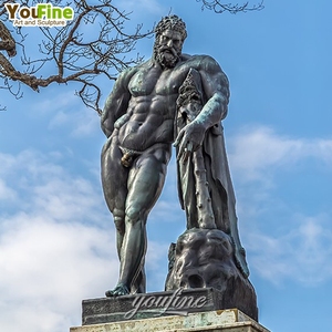 Yaşam boyutu açık bahçe döküm antik bronz Hercules heykelleri - Product Image 1