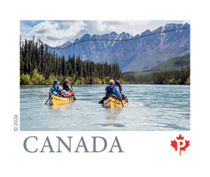 Canada 2024 En provenance de tous les coins du pays, Tarif national CA Timbres-poste Bobine de 100 étiquettes d'expédition Rouleau d'étiquettes d'expédition postale du Canada - Product Image 4