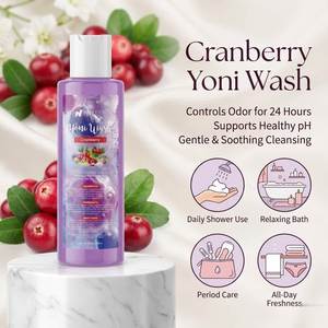 <span class=keywords><strong>Detergente</strong></span> <span class=keywords><strong>Intimo</strong></span> Femminile Delicato pH Bilanciato alla Mirtillo Rosso, Gel Organico per l'Igiene Intima Femminile, <span class=keywords><strong>Detergente</strong></span> Vaginale alla Curcuma per Donne - Product Image 2