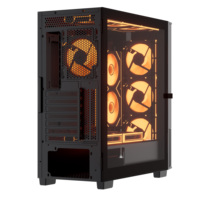 Hot Sales Full Tower Desktop PC Case OEM EATX Gaming SPCC Material Computer Case with Mesh and Glass Side Panel