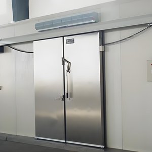 Pintu geser penyimpanan dingin otomatis tugas berat dengan Motor untuk dok pemuatan logistik - Product Image 6