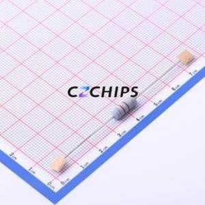 Résistance traversante M01W-8K2 5%-6T63, trou traversant, D4.5xL11mm, film d'oxyde métallique, 8.2kOhm, 5%, 350ppm/ ℃ - Product Image 2