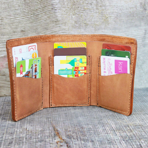 High End Cowhide Leather Trifold Wallet Men Custom Logo RFID Blocking Slim <b>Credit</b> <b>Card</b> Pocket <b>Holder</b> Wholesale NTW-0040 - Product Image 1