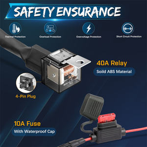 <span class=keywords><strong>Kit</strong></span> de câblage robuste pour camions tout-terrain avec connecteur DT à 2 fils pour barre lumineuse de travail LED 12V - Product Image 3