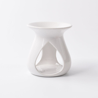 Brûleur d'encens en céramique bicolore de luxe, style chinois moderne, pour la maison, diffuseur d'huiles essentielles et d'arômes, idéal pour les senteurs de bois de santal et de jasmin